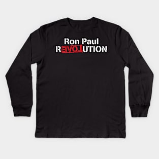 Ron Paul Revolution Kids Long Sleeve T-Shirt